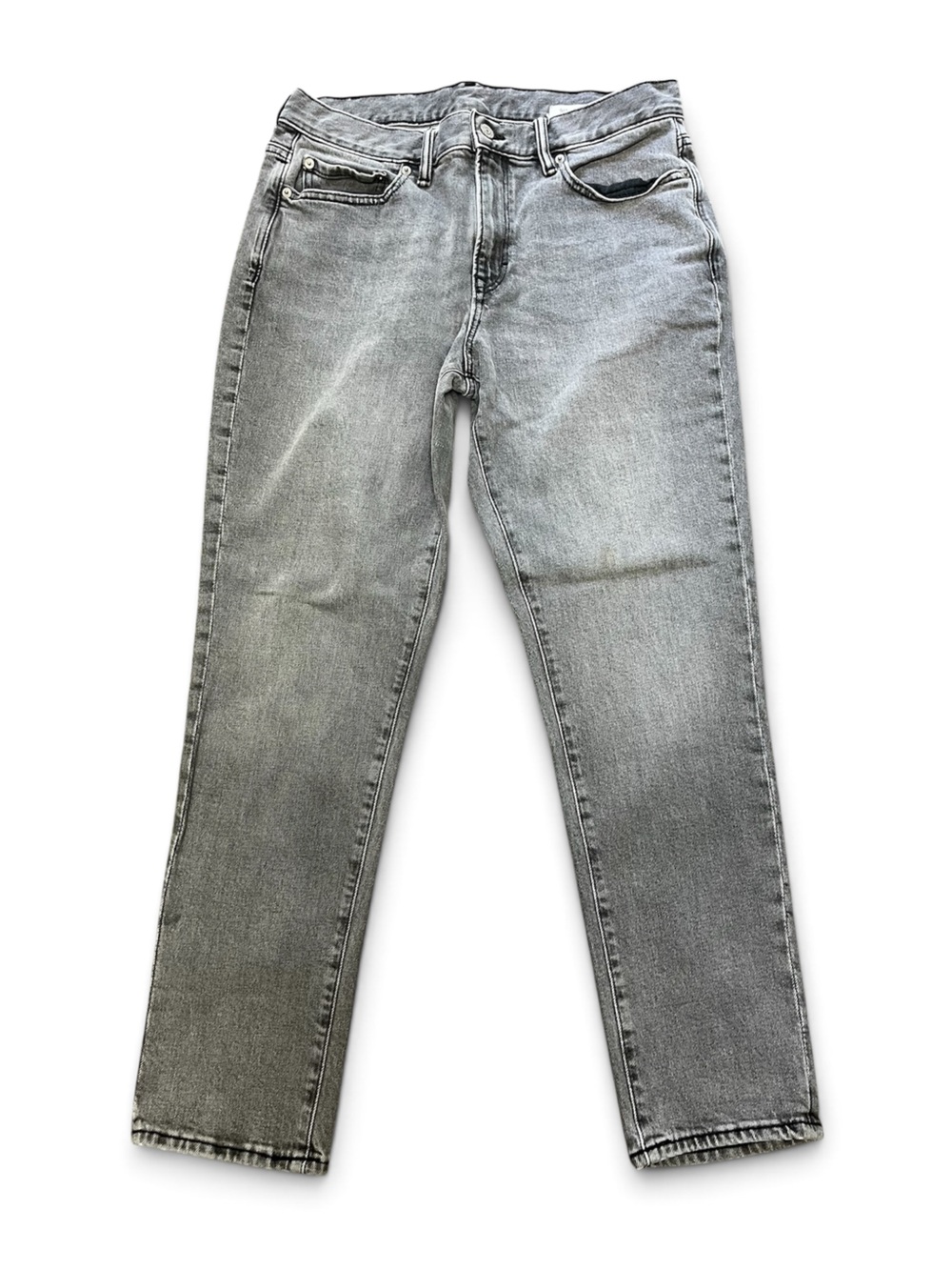 Banana Republic Men's size 32 x 30 Light Grey Slim Straight Jeans